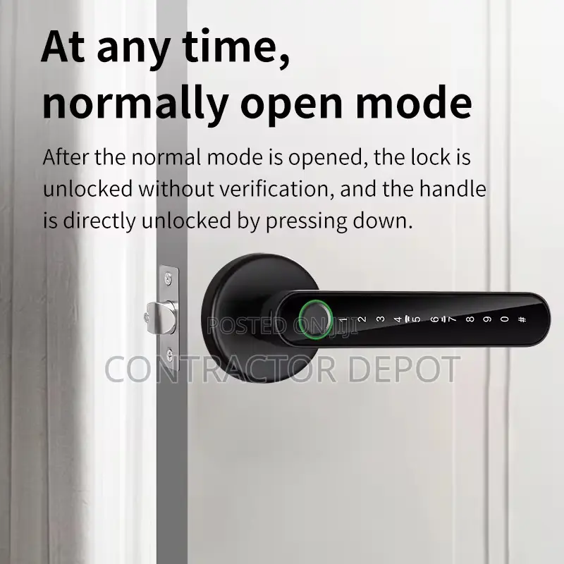 Fingerprint Door Lock Tuya Smart Home Security