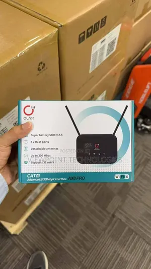 Olax Ax8 Pro, a 4g Wireless Router.