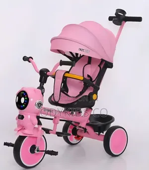 Musical Lights Handlebar 360° Rotatable Seat Tricycle for 7mths-4yr