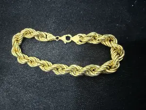 18karat Pure Gold Twisted Bracelet