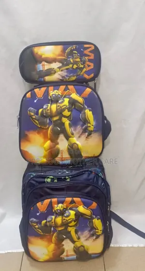 Children Character Back Pack School Bag 3 Pics
