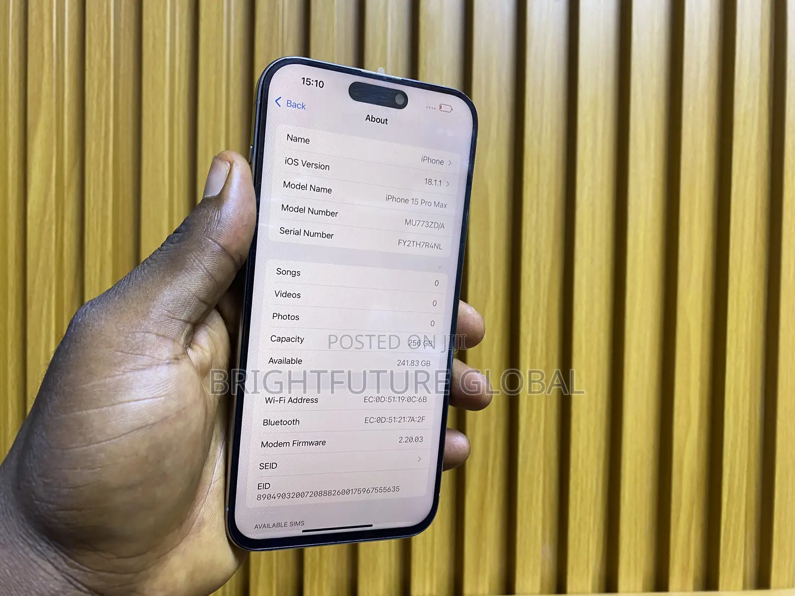 Apple iPhone 15 Pro Max 256 GB White