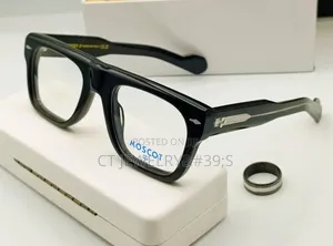 Quality Thick High End Style Frame Luxury Designer Glasses With Case
