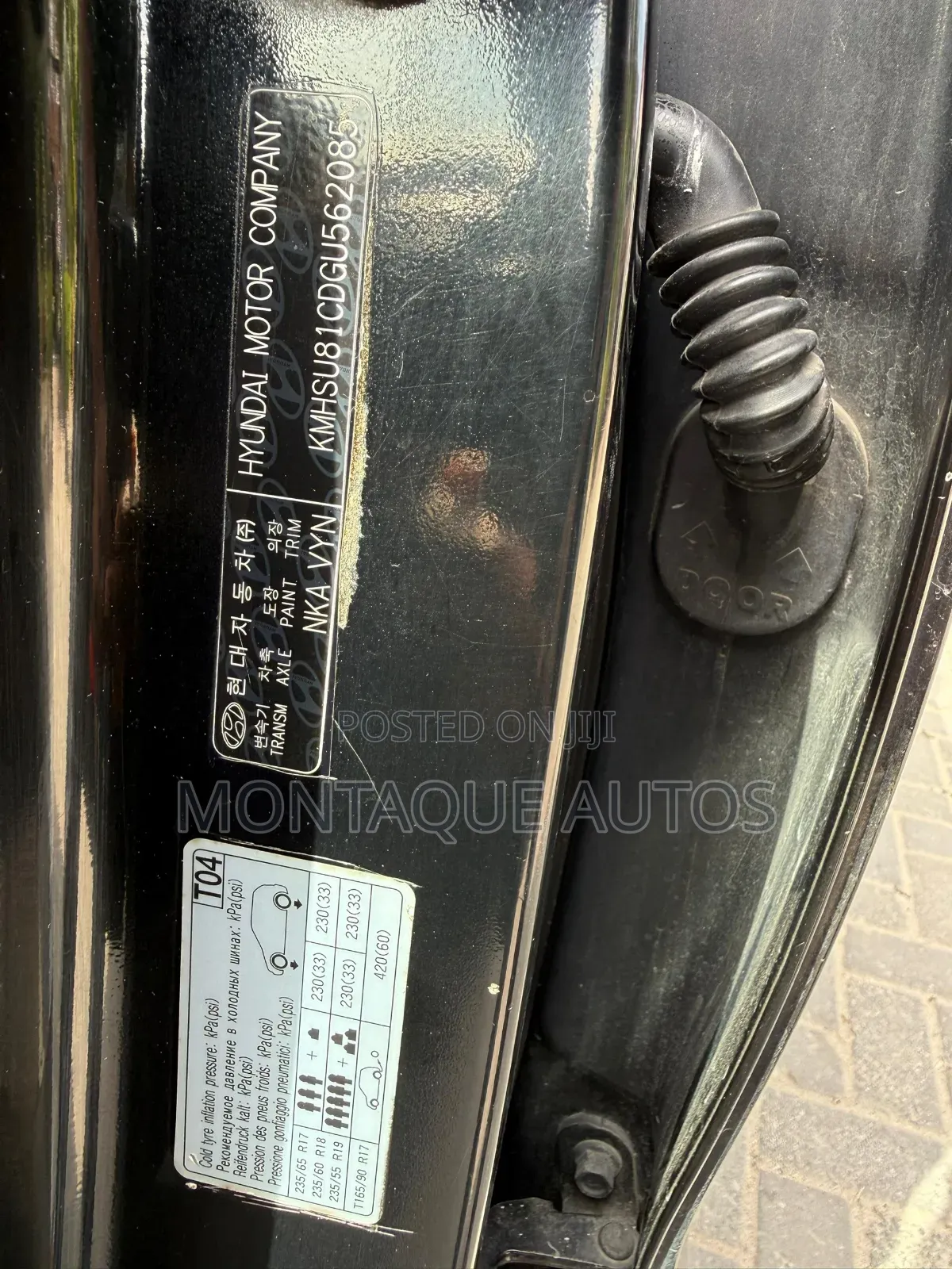 Hyundai Santa Fe Limited FWD 2016 Black