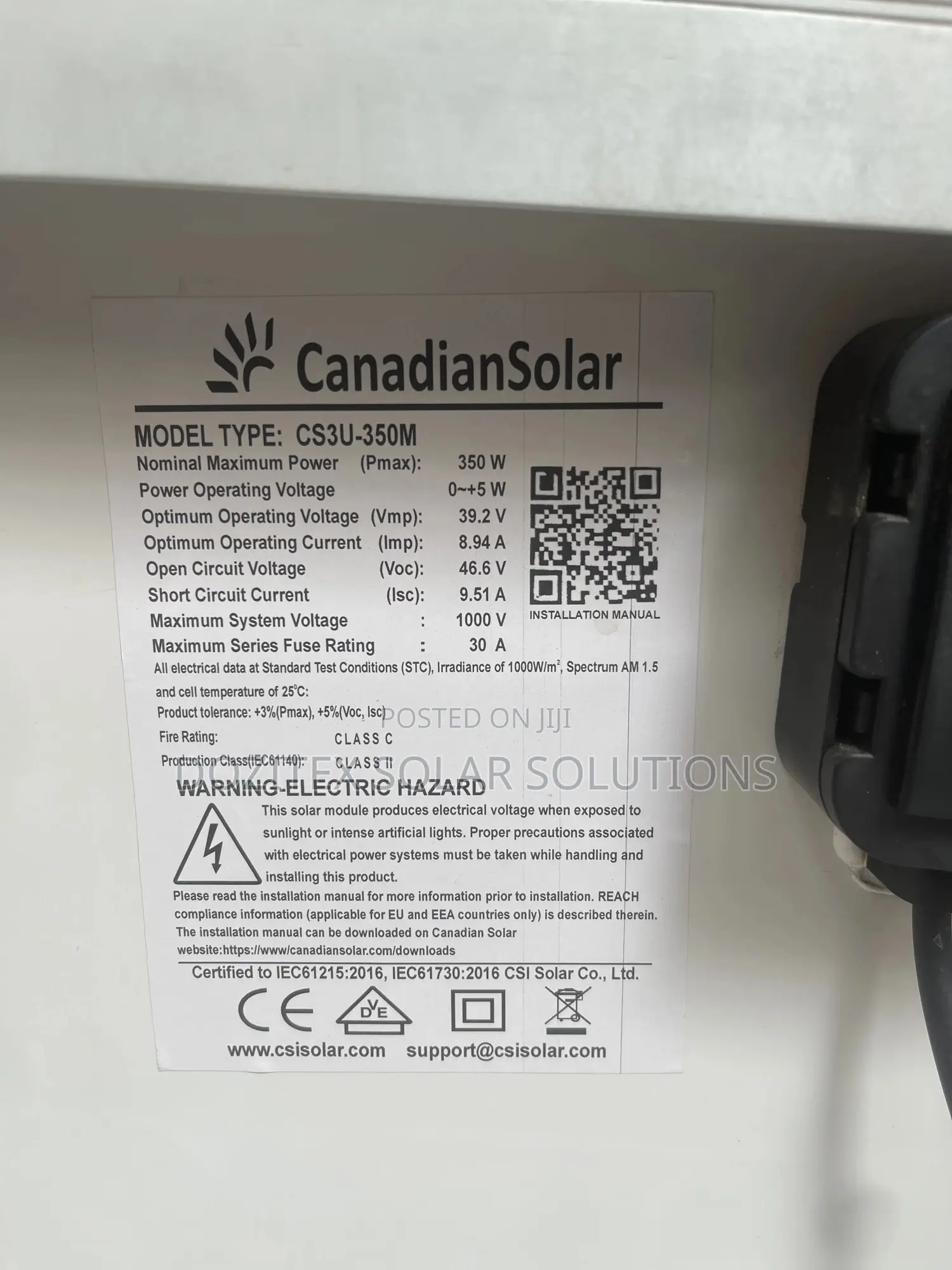 350w Canadian Solar Panel