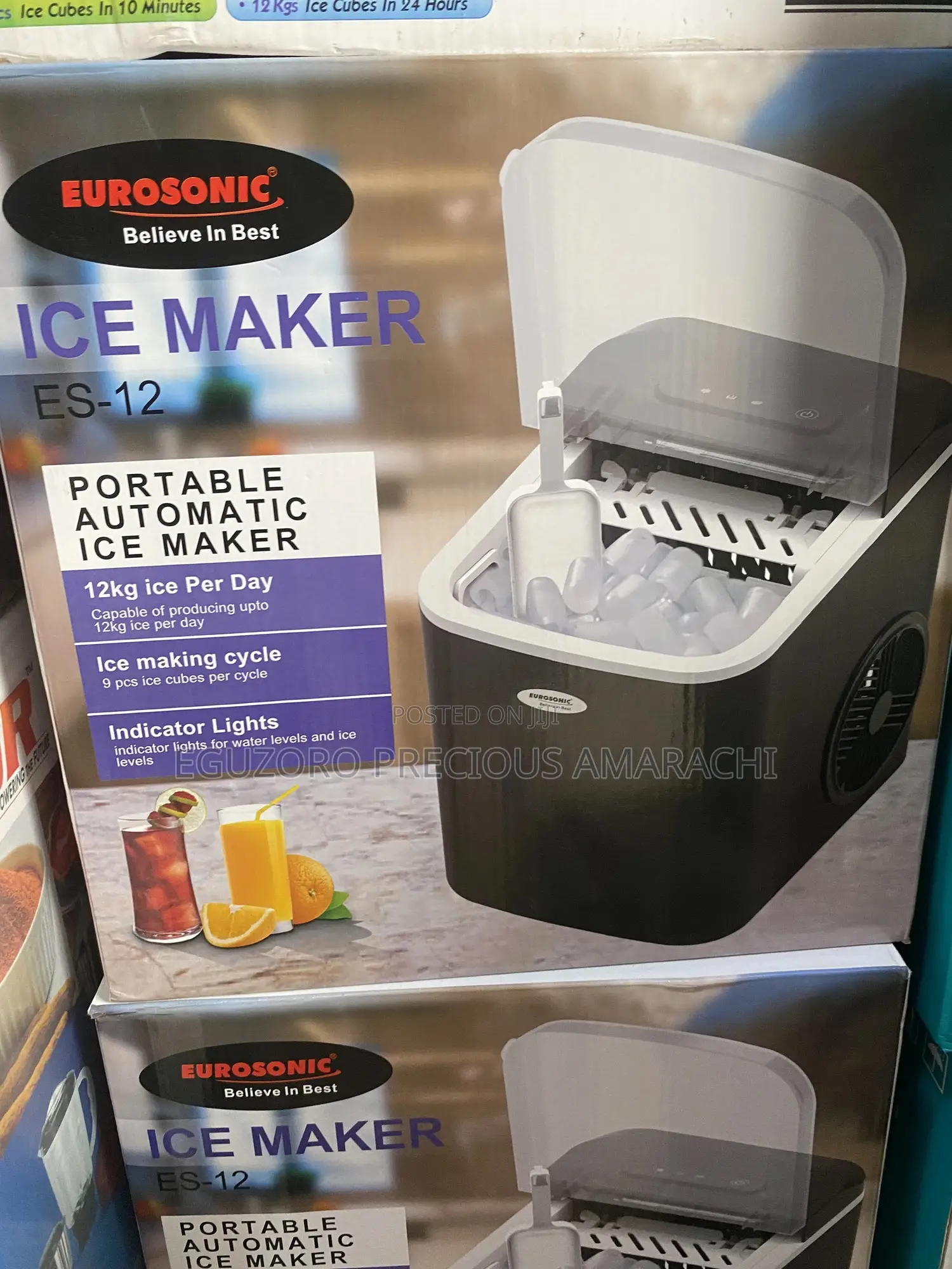 Eurosonic Ice Cube Maker Machine