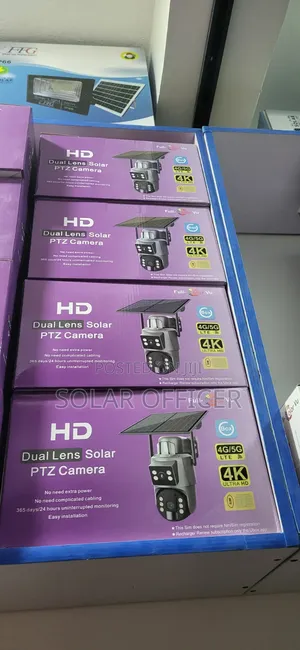 360 Rotation Solar Camera With Pannel