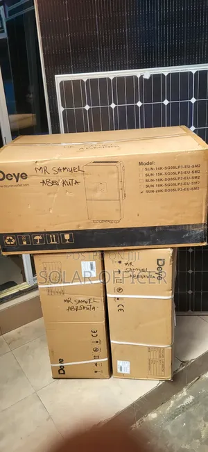 20kw Deye Hybrid Inverter + 32kwh Deye Lithium Battery