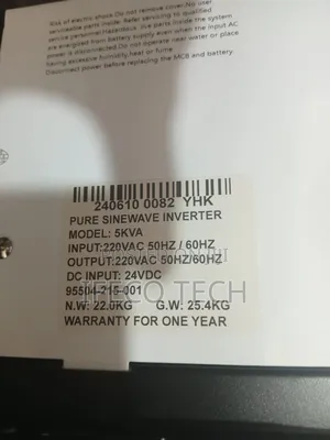 5kva 24v Yohako Solar Inverter Non Hybrid