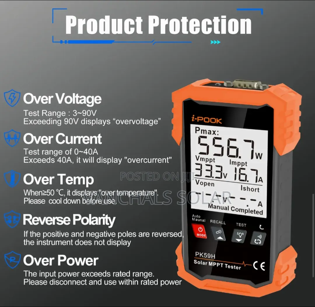 Solar Panel Pv Meter Tester 2000w