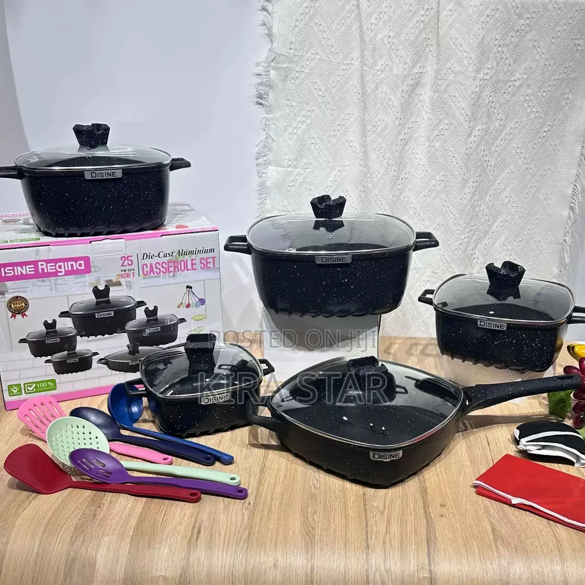 Dessini Pot 25 Set Non-Stick Cookware