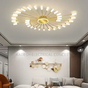 Modern Firework Chandelier Led Luster Indoor Lighting for Bedroom Hall