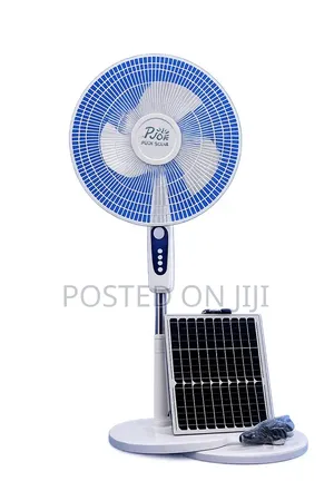Pude Solar Rechargeable Fan