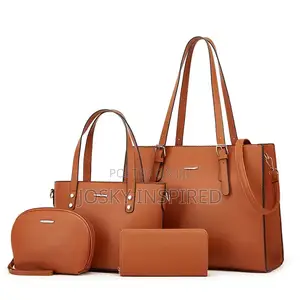 Ladies Office Bag 4 in 1 Genuine Leather Bag