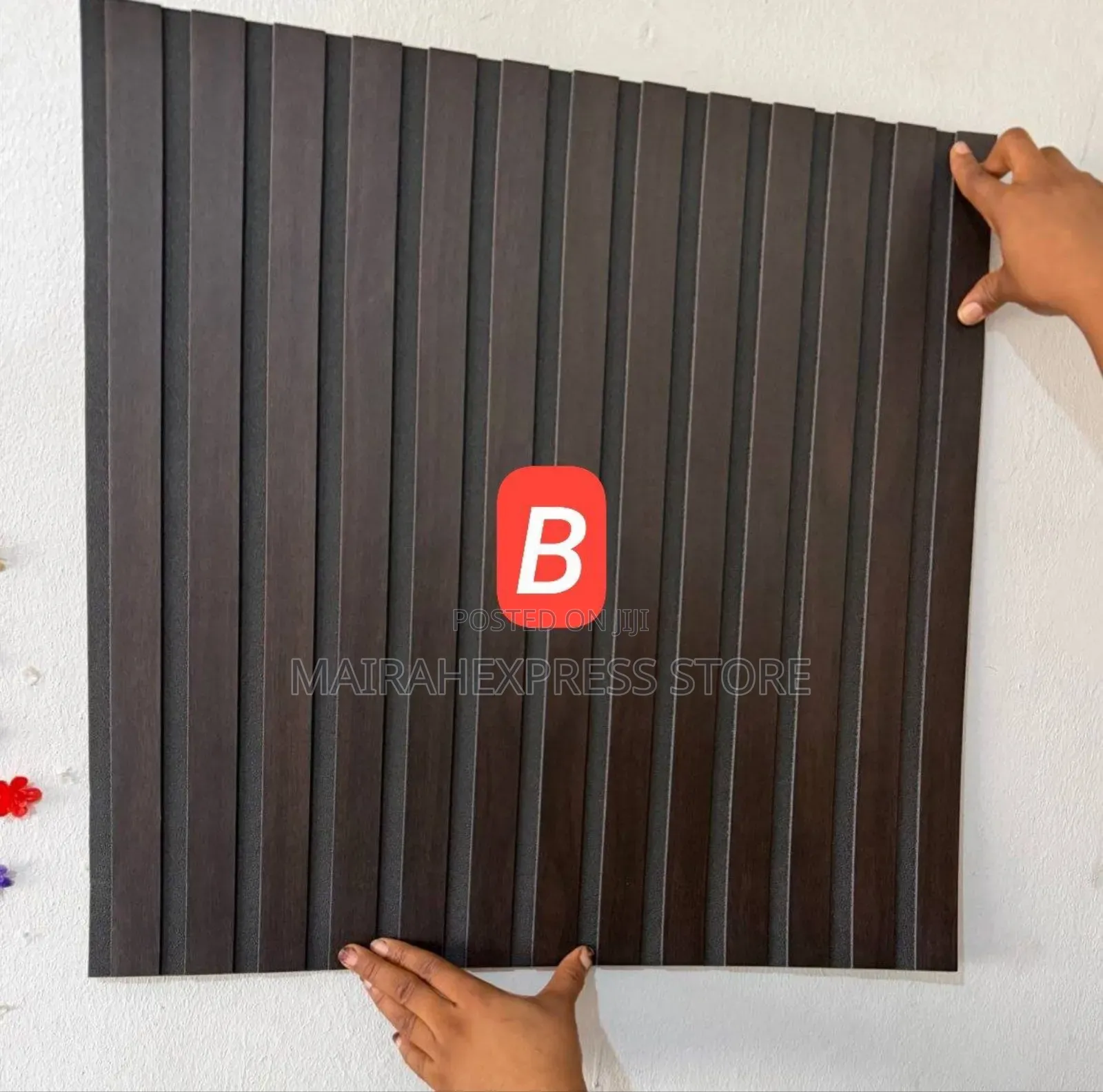 60cm by 60cm Fluted Wall Panel by 4 B3s