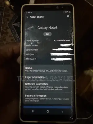 Samsung Galaxy Note 8 128 GB Black