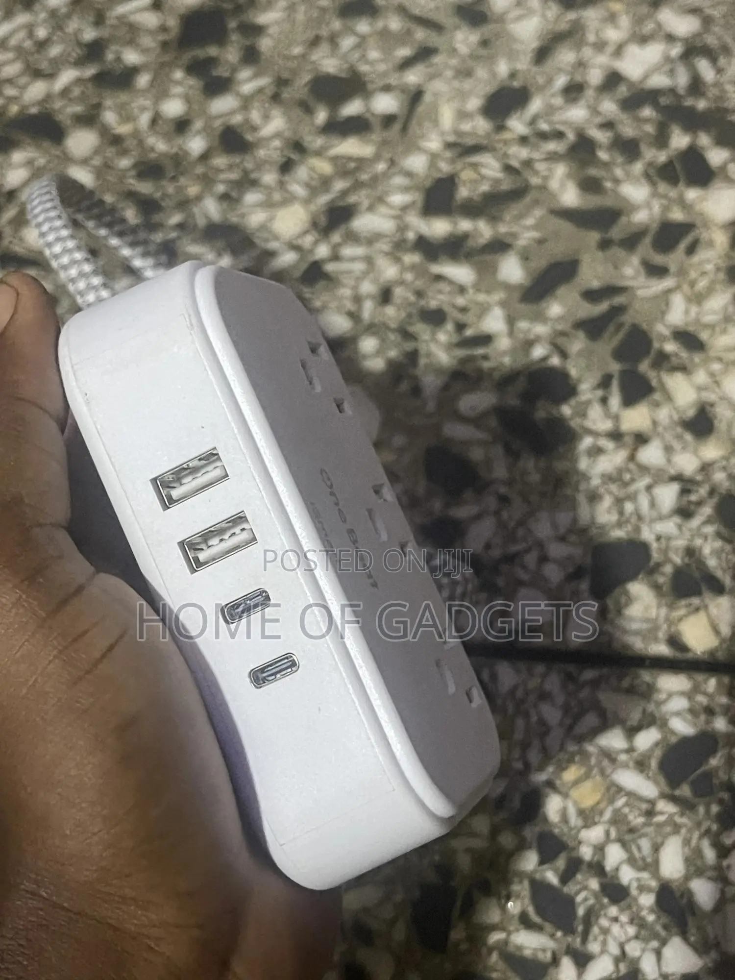 One Beat Fast Charge Extension With 2usb C Port and 2 Usb