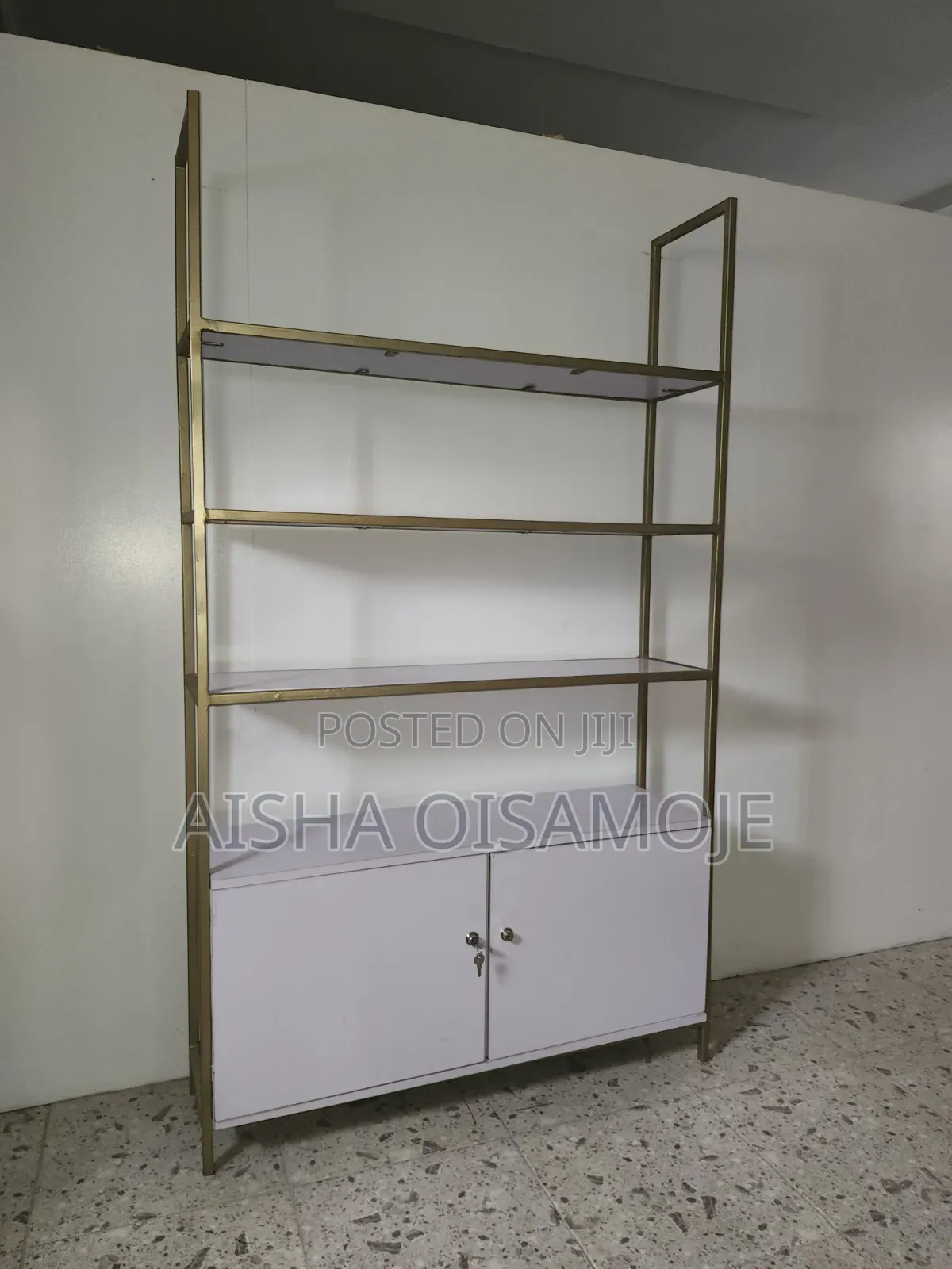 Display Stand With Bottom Storage
