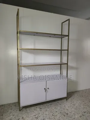 Display Stand With Bottom Storage