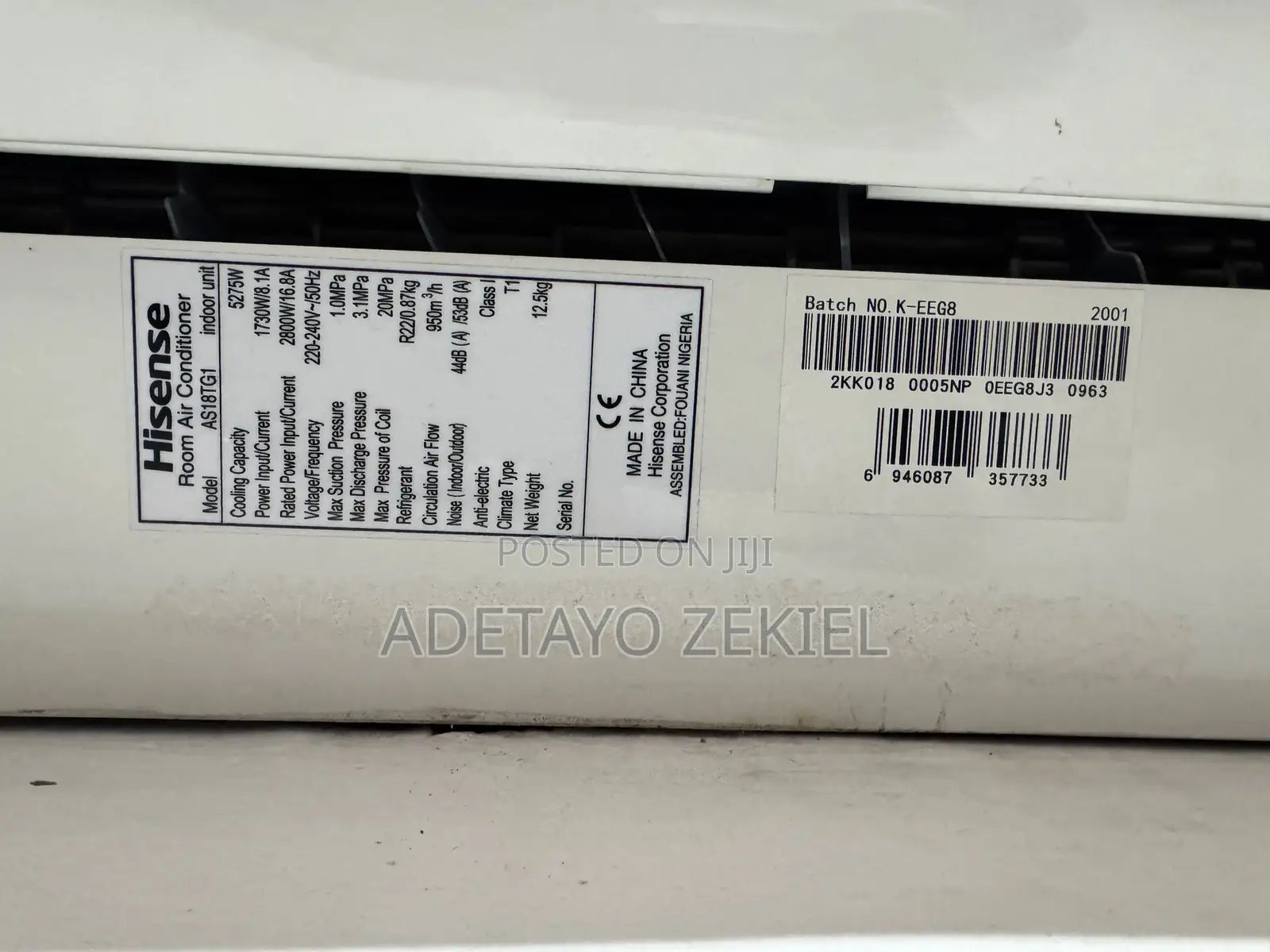 Hisense 2hp Split Ac (As18tg1) – Super Cooling
