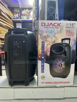 Djack Dj_a1501 Complete 80000 Watts With Two Wireless Microphone.