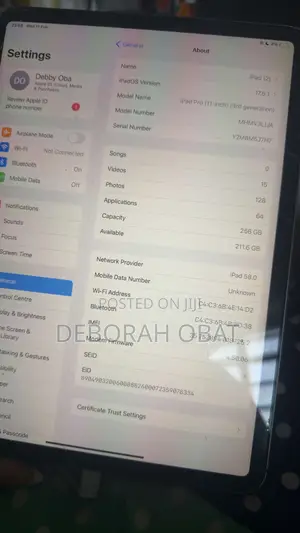 Apple iPad Pro 11 (2022) 256 GB Black