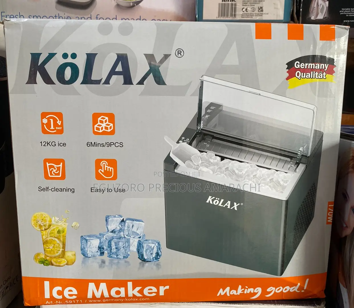 Kolax Countertop German Ice Maker