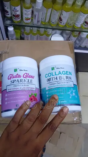 Winstown Gluta Glow Sparkle Collagen With Burn