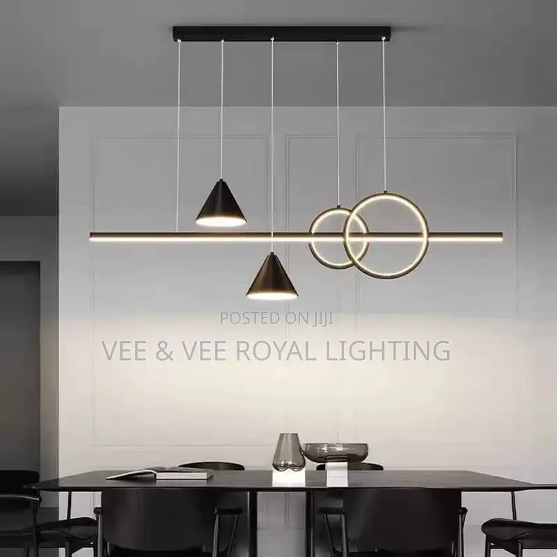 Luxury Nordic Minimalist Dining Room and Kitchen Light