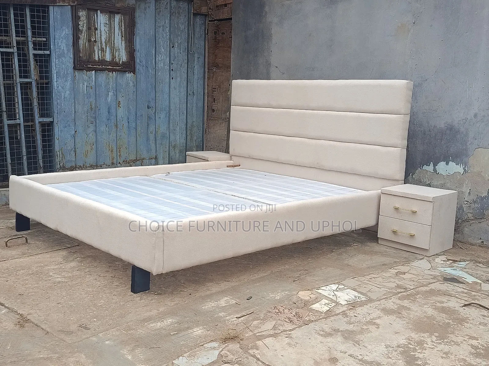 Bed  6 by 6 Padded Bed