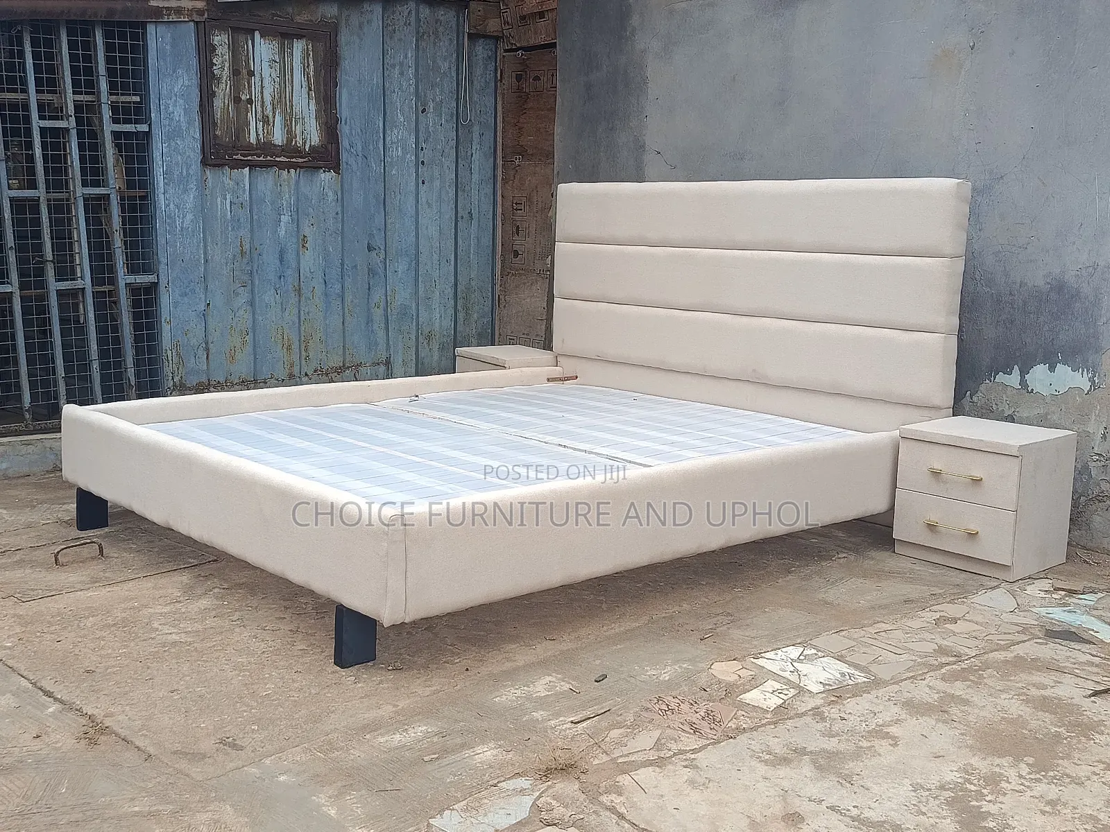 Bed  6 by 6 Padded Bed