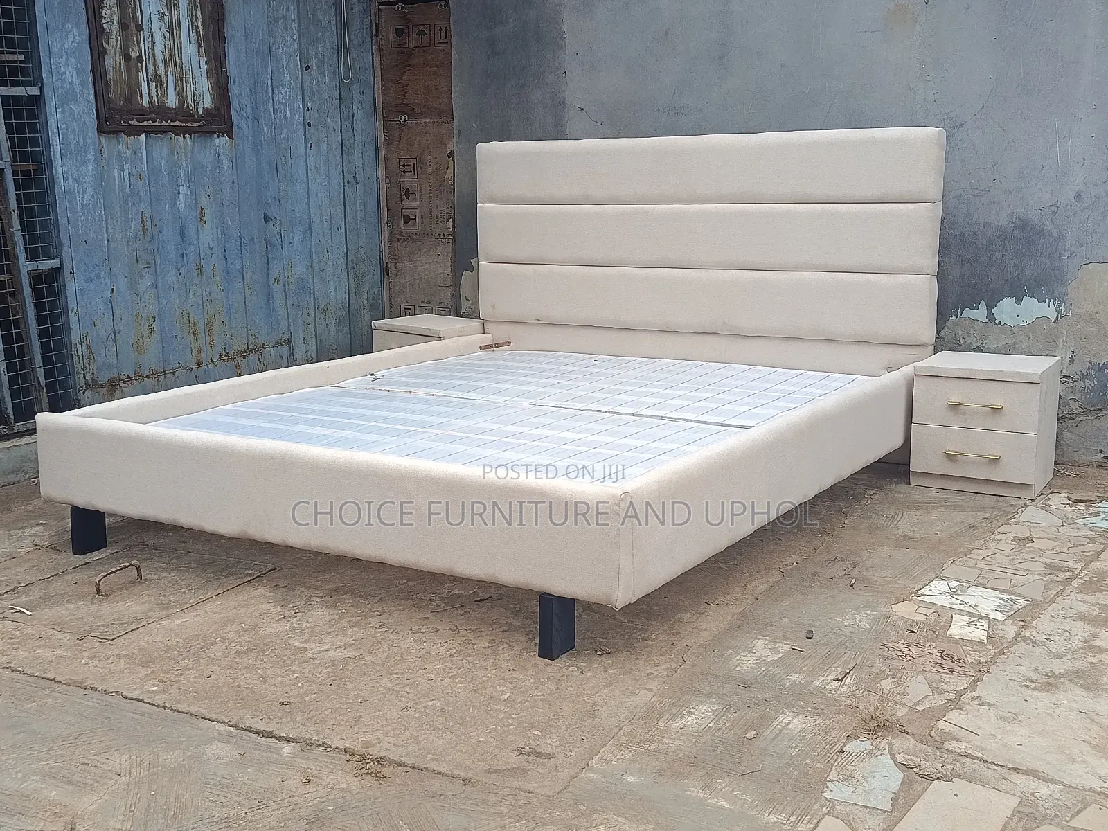 Bed  6 by 6 Padded Bed