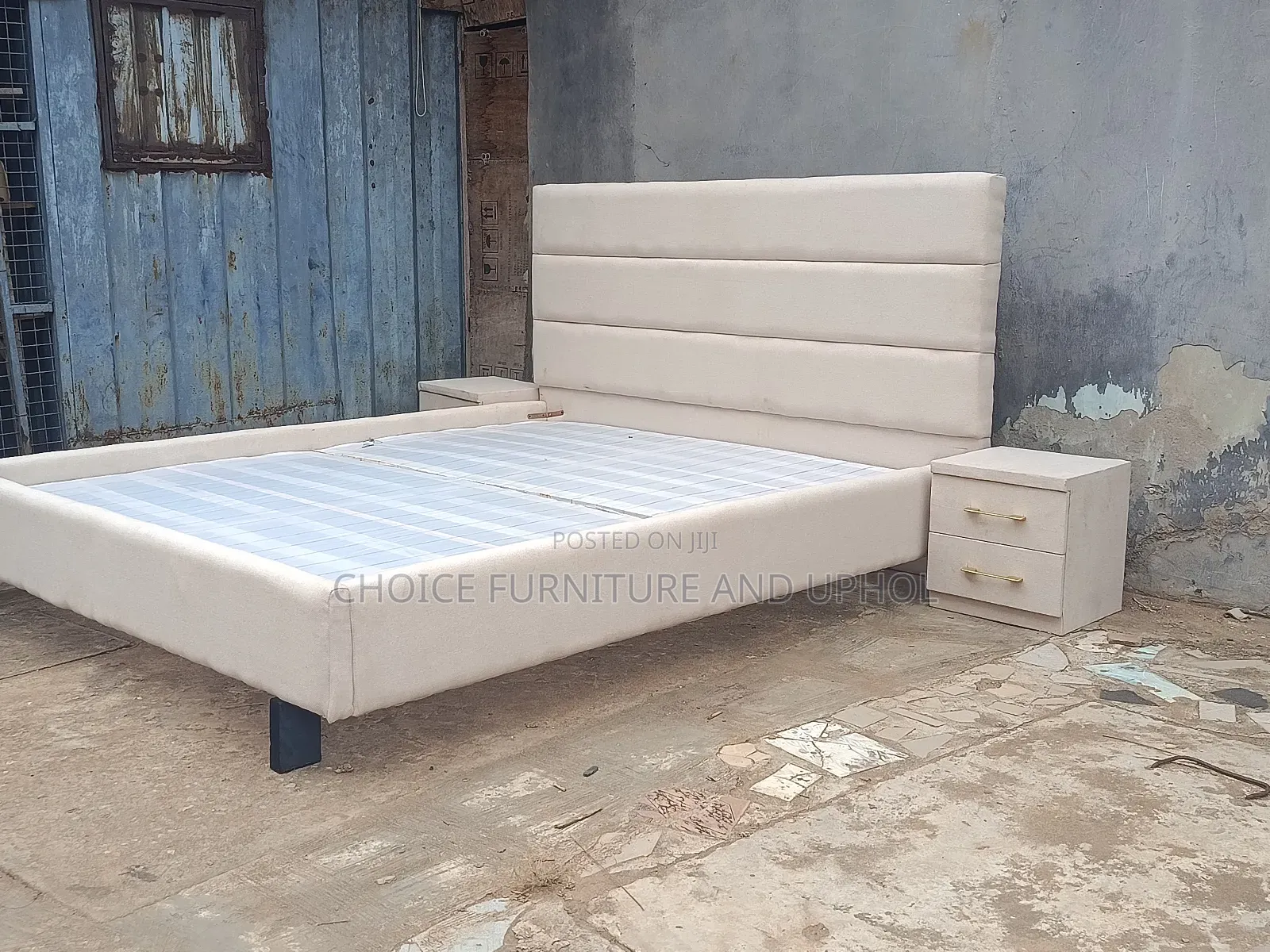 Bed  6 by 6 Padded Bed