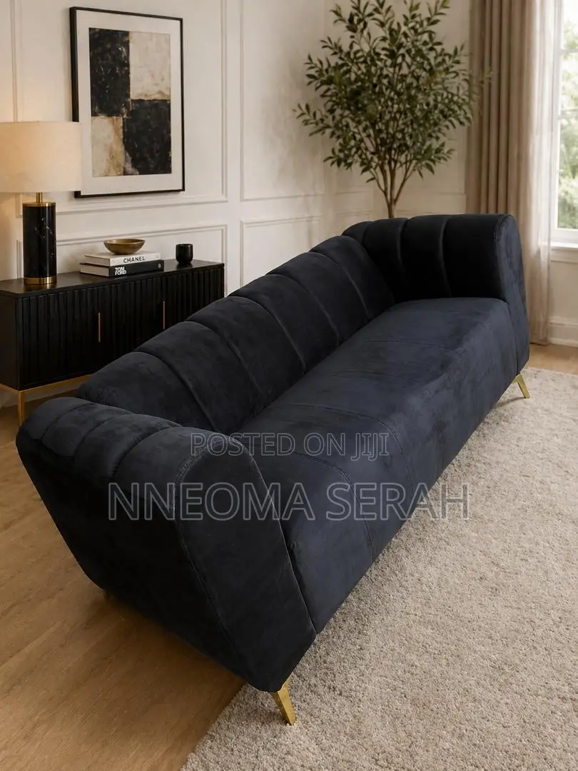 Available Black 3 Seater