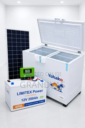 Yohako 318l Solar Freezer – Ac/Dc 12v/24v | Full Solar Kit