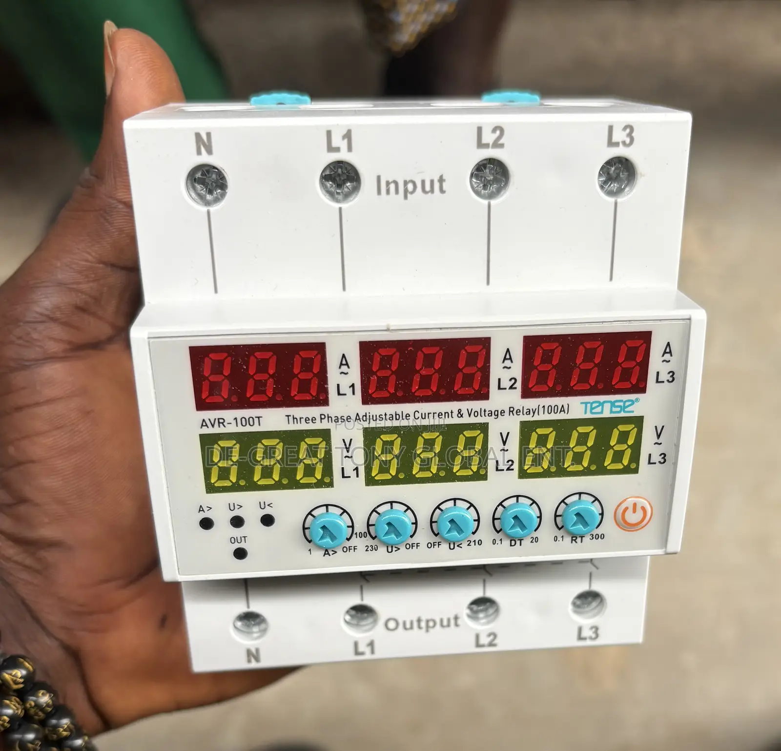 Voltage and Current Relay 100a