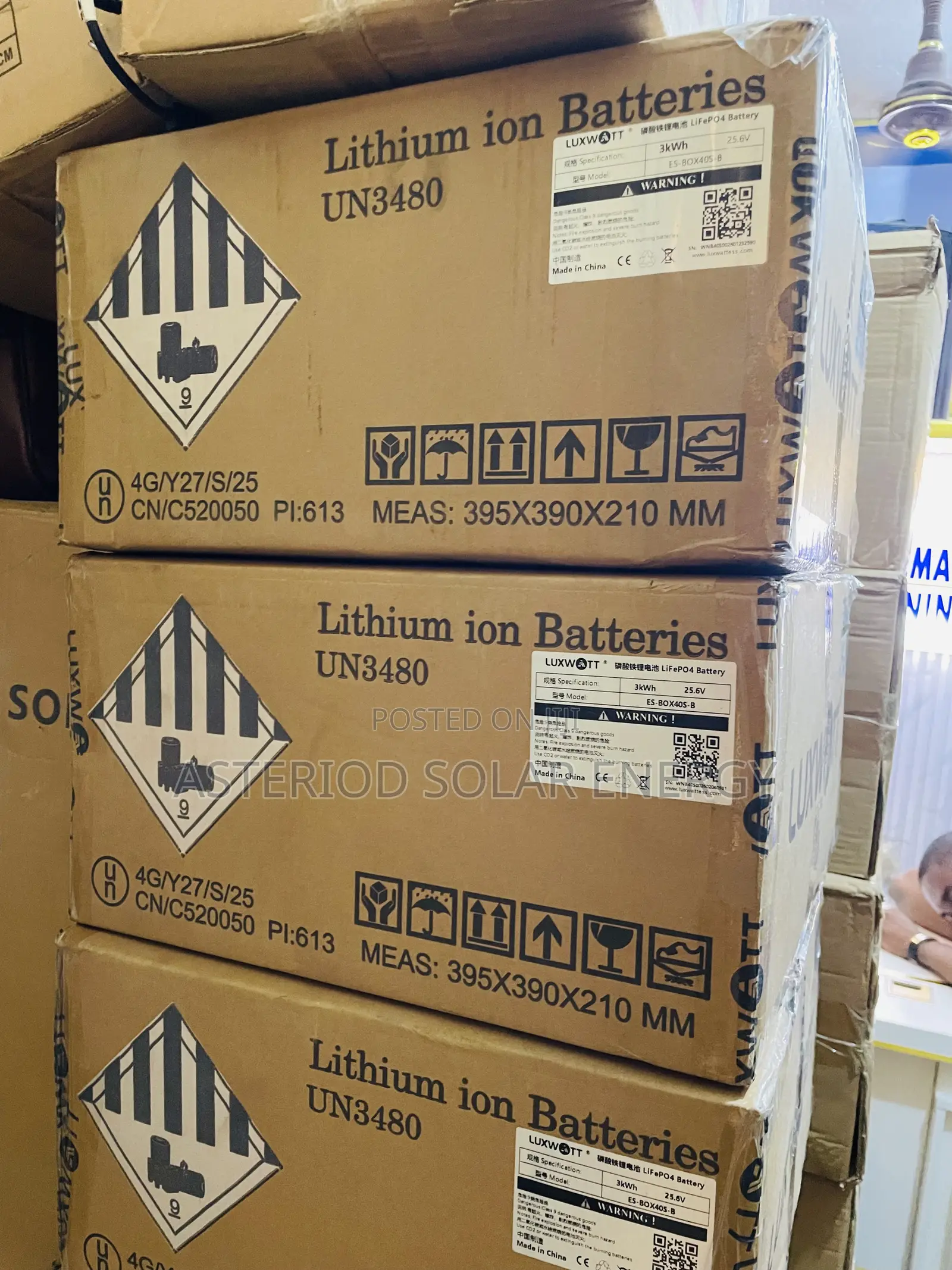 3kwh 24v Luxwatt Lithium Battery