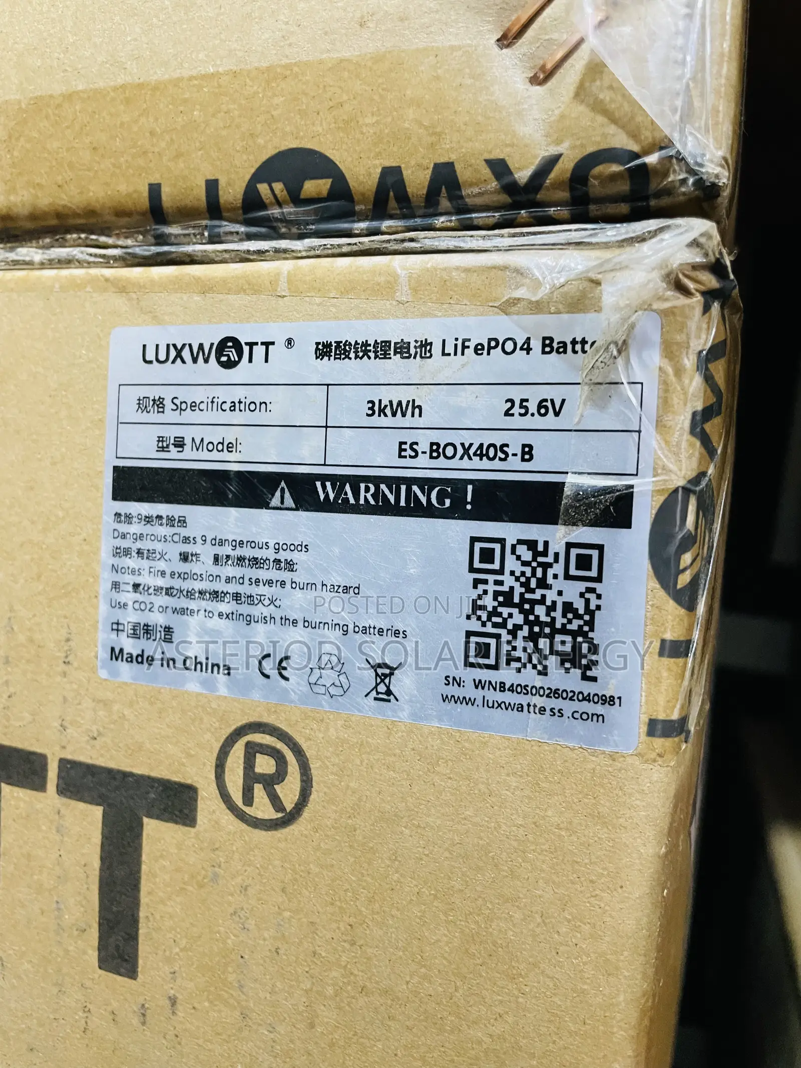 3kwh 24v Luxwatt Lithium Battery