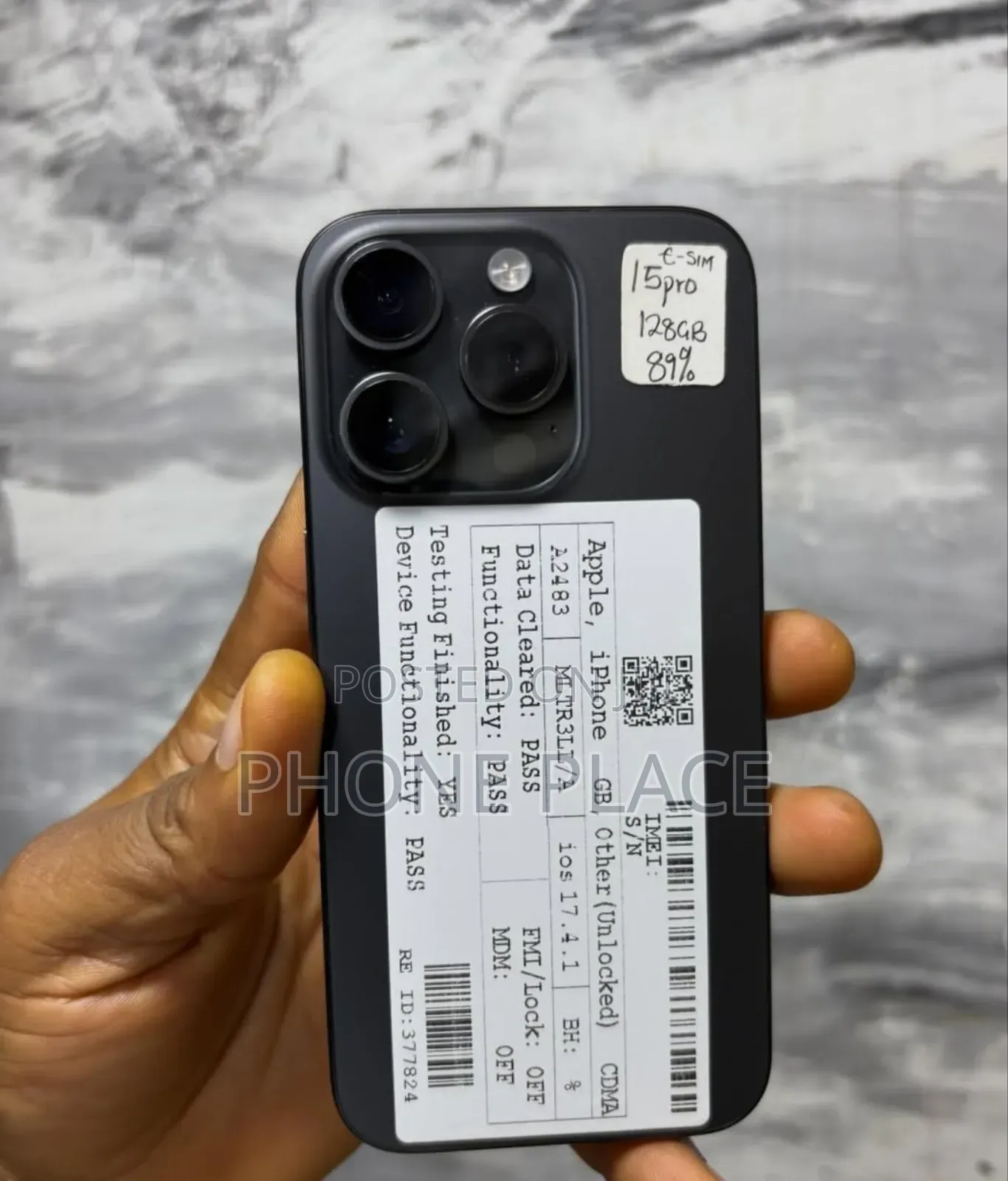 Apple iPhone 15 Pro 128 GB Black