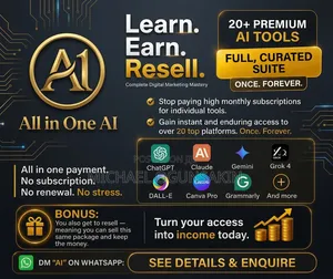 Get All in One Ai Package and Pay Once.