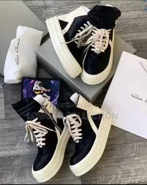 Rick Owens Mega Bumper Geobasket Sneakers
