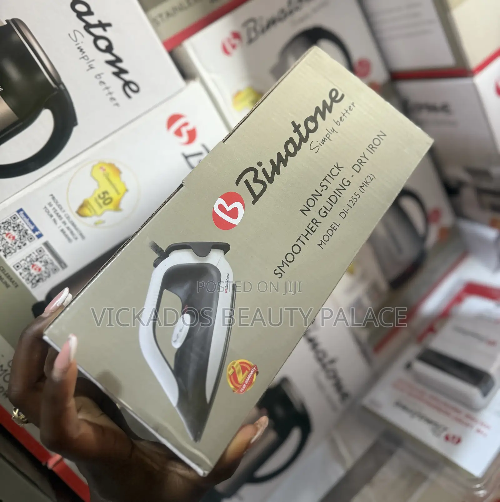 Binatone Super Dry Iron | Di-1255 (Black)
