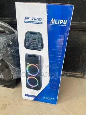 Original Ailipu Bluetooth Speaker With 2 Wireless Mics Strong Bass