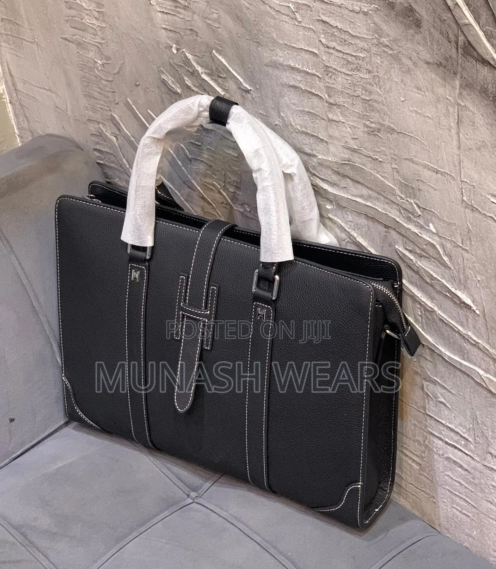 Luxury Hermes Leather Bag