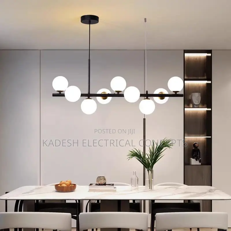 Modern Glass Ball Ceiling Chandelier for Table Dining Living Room