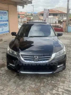 Honda Accord EX-L V-6 4dr Sedan w/Navigation (3.5L 6cyl 6A) 2014 Black