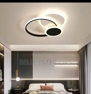 Modern Round Ring Led Ceiling Lights for Children Room Bedroom