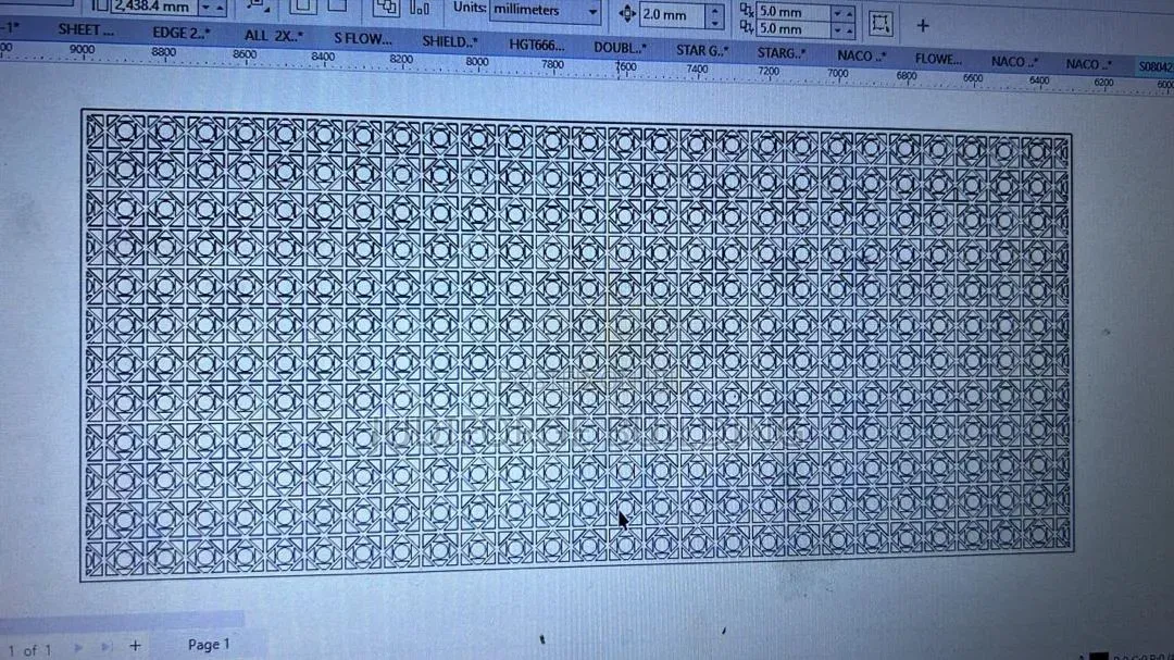 Lasercut Design Plate