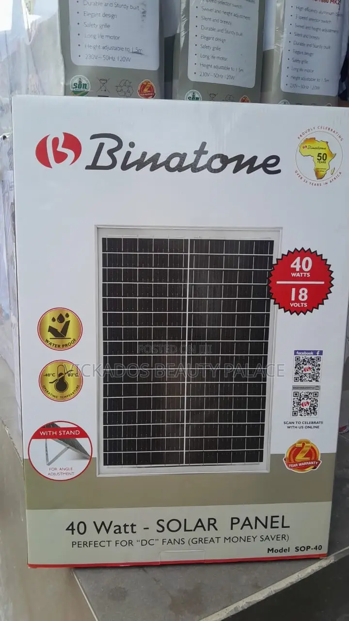 Binatone 40 Watt Solar Panel