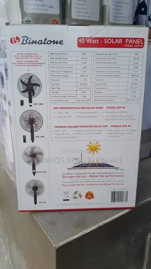 Binatone 40 Watt Solar Panel